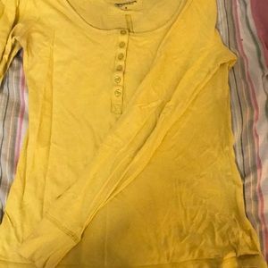 Yellow long sleeve shirt